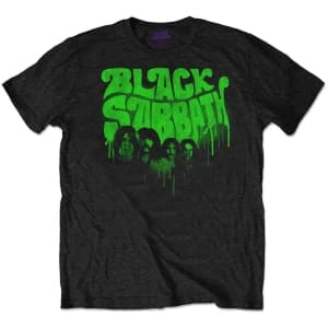 Black Sabbath - Graffiti Logo Uni Bl L