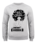 Miniatyrbilde 2 av 2: Bengans Sweatshirt - We Love Music