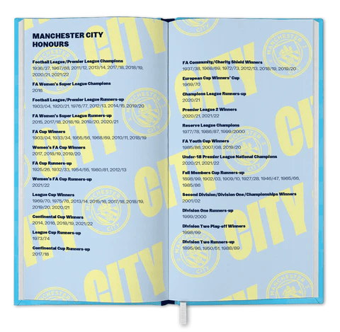 Manchester City Fc - Manchester City Fc 2024 Slim Diary