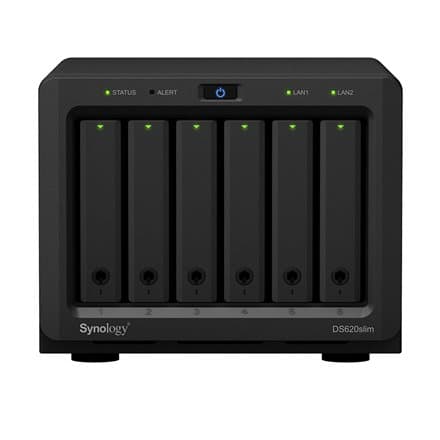Serwer NAS DS620slim 6x0HDD 2,5Ghz 2GB DDR3L 2xUSB3.0 2xRJ45