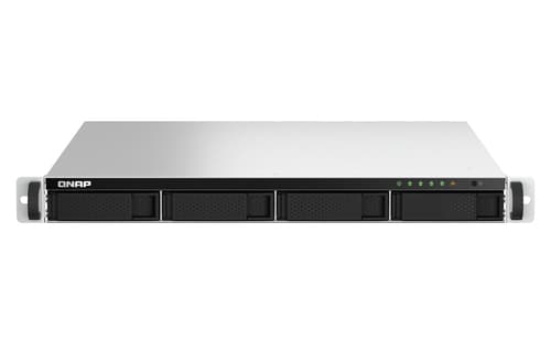 QNAP TS-464U NAS Rack (1U) Intel® Celeron® N5095 8 GB DDR4 QNAP Turbo System Black Gjuten aluminium, Svart