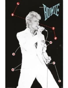 David Bowie - Let's Dance Poster