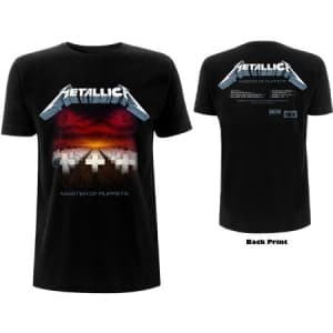 Metallica - Unisex T-Shirt: Master of Puppets Tracks