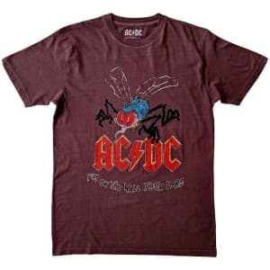 Ac/Dc - Fly On The Wall Tour Uni Maroon