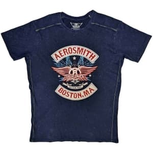 Aerosmith - Boston Pride Snow Wash Uni Navy