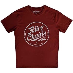 Alice In Chains - Circle Emblem Uni Red S