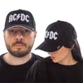 Miniatyrbilde 1 av 2: Ac/Dc - White Logo Puff Embroidered S/Wich Peak