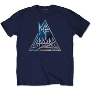 Def Leppard - Triangle Logo Uni Navy L