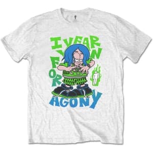 Billie Eilish - Agony Uni Wht XXL