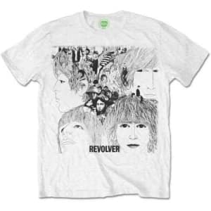 The Beatles - Revolver Album Cover Uni Wht XXXL