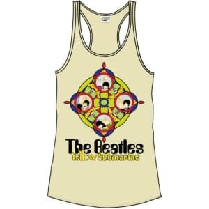 The Beatles - Yellow Sub & Portholes Lady Sand Vest: S