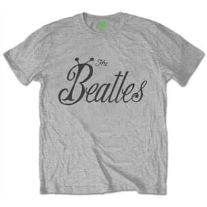 The Beatles - Bug Logo Uni Grey M