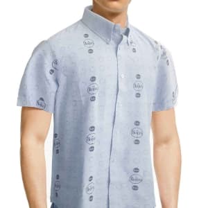 The Beatles - Drum & Apples Uni Denim Shirt: XL