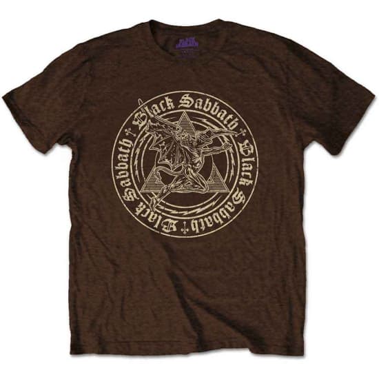 Black Sabbath - Henry Pyramid Emblem Uni Brown