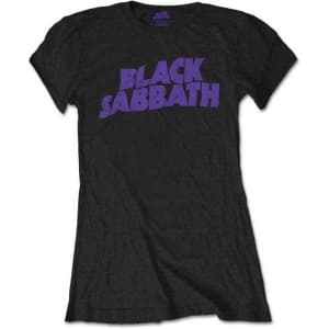 Black Sabbath - Packaged Vtge Wavy Logo Lady Bl S