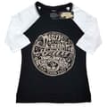 Miniatyrbild 2 av 4: Creedence Clearwater Revival - Downonthecorner Lady Bl/Wht Raglan:1