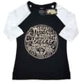 Miniatyrbild 1 av 4: Creedence Clearwater Revival - Downonthecorner Lady Bl/Wht Raglan:1