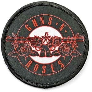 Guns N Roses - Red Circle Logo Printed Patch