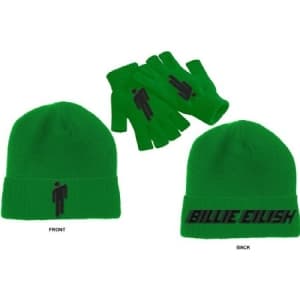Billie Eilish - Billie Eilish Unisex Beanie Hat & Glove