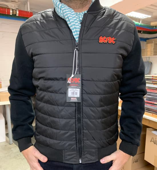 Ac/Dc - Logo Uni Bl Quilted Jacket: