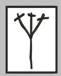 Miniatyrbild 1 av 2: Wormwood - Patch "Tree" Embroidered