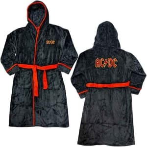 Ac/Dc - Logo Uni Bl Bath Robe: S S