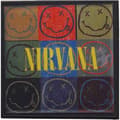 Miniatyrbillede 2 af 2: Nirvana - Distressed Smiley Blocks Printed Patch