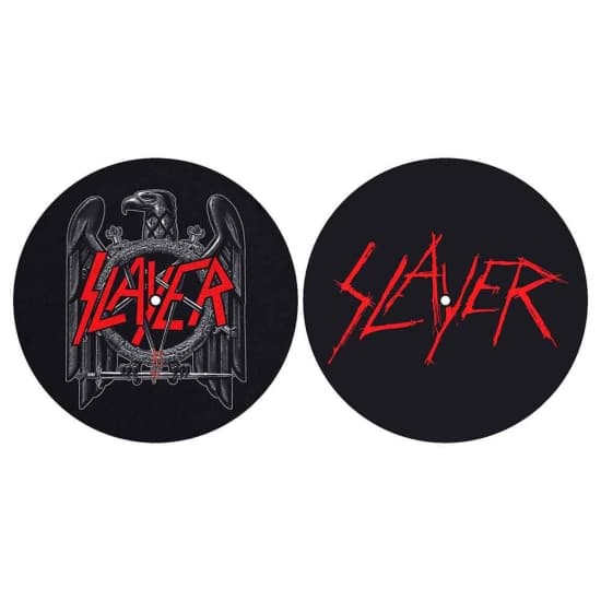 Slayer - Eagle/Scratched Logo Slipmat Pair