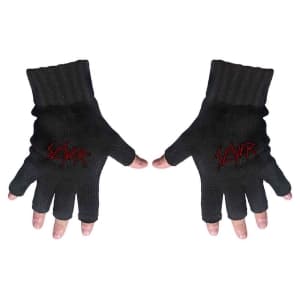 Slayer - Scratched Logo Fingerless Gloves
