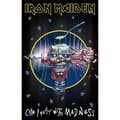 Miniatyrbilde 2 av 2: Iron Maiden - Can I Play With Madness Textile Poster