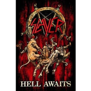 Slayer - Hell Awaits Textile Poster