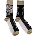 Miniatyrbilde 2 av 2: Queen - Crest & Logo Uni Bl Socks (Eu 40-45)
