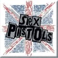 Miniatyrbillede 1 af 2: Sex Pistols - Logo & Flag Magnet