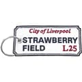 Miniatyrbild 2 av 2: Rock Off - Strawberry Field Liverpool Sign Woven Pa