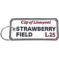 Miniatyrbild 1 av 2: Rock Off - Strawberry Field Liverpool Sign Woven Pa