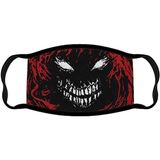 Disturbed - Scary Face Bl Face Mask
