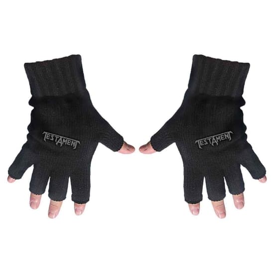 Testament - Logo Fingerless Gloves