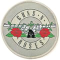 Miniatyrbillede 2 af 2: Guns N Roses - Silver Circle Logo Woven Patch