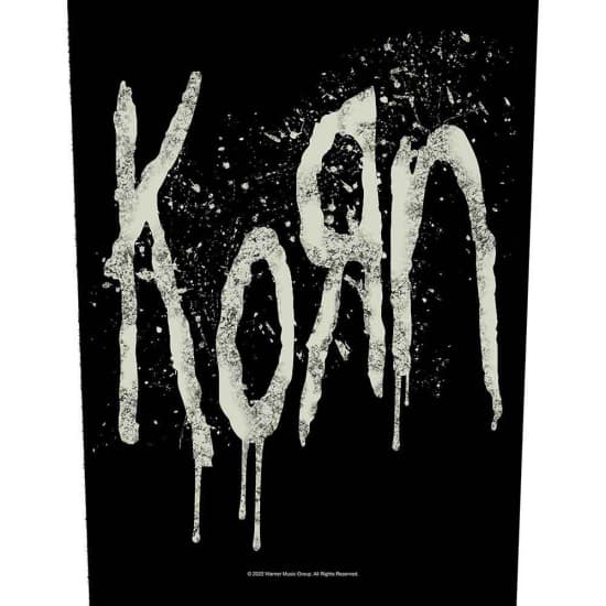 Korn - Splatter Logo Back Patch