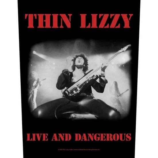Thin Lizzy - Live & Dangerous Back Patch