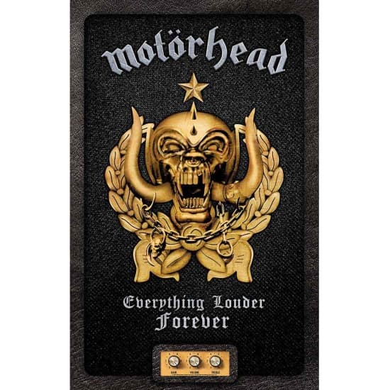 Motorhead - Everything Louder Forever Textile Poster