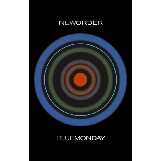 New Order - Blue Monday Textile Poster