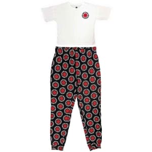 Red Hot Chili Peppers - Classic Asterisk Lady Wht/Bl Pyjamas: