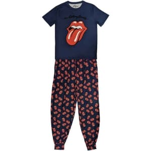 Rolling Stones - Classic Tongue Uni Navy Pyjamas: