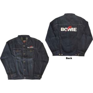 David Bowie - Flash Logo Uni Denim Jacket:  S S