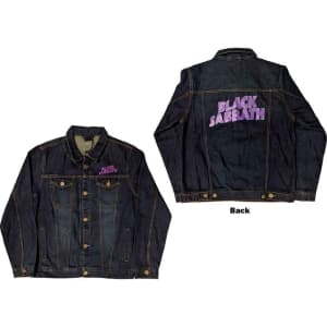 Black Sabbath - Wavy Logo Uni Denim Jacket: L