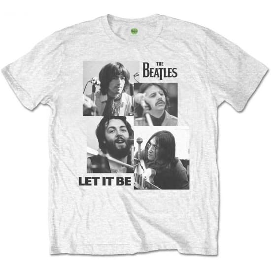 The Beatles - Packaged Let It Be Boys T-Shirt Wht