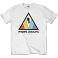 Miniatyrbillede 3 af 4: Imagine Dragons - Triangle Logo Boys T-Shirt Wht