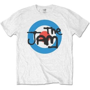 The Jam - Spray Target Logo Boys T-Shirt Wht 7-8 Years