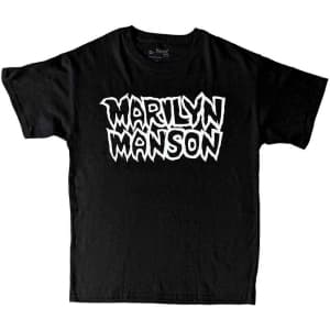 Marilyn Manson - Classic Logo Boys T-Shirt Bl 7-8 Years